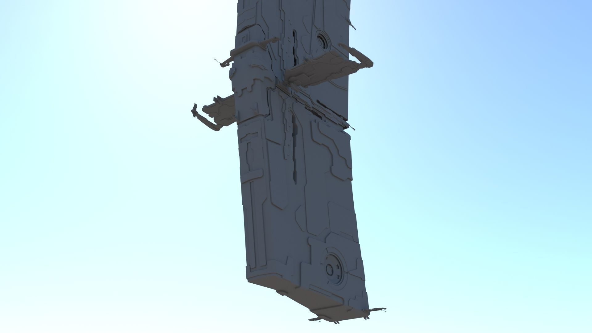 Alien Spaceship 3D model_13