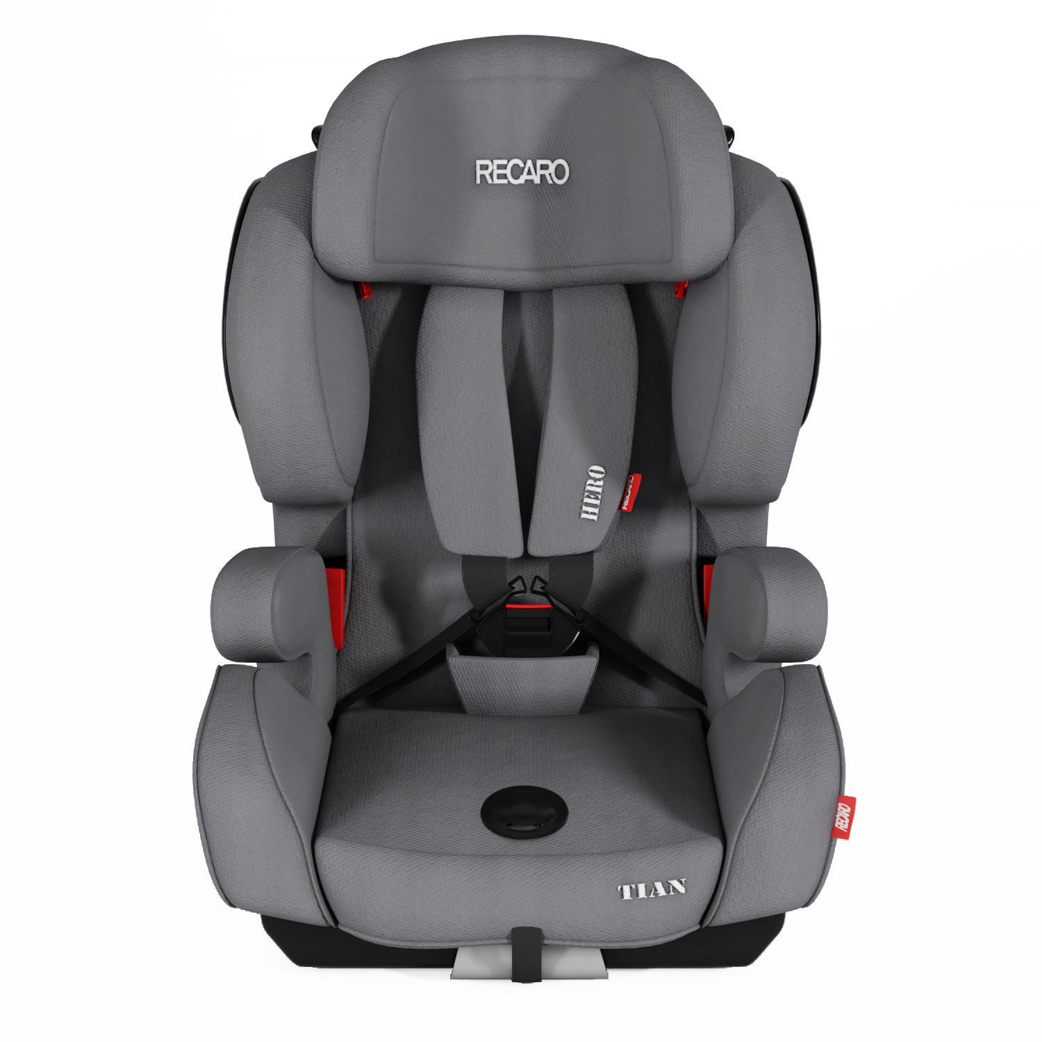 Recaro Baby Car seat Low-poly 3D model_4