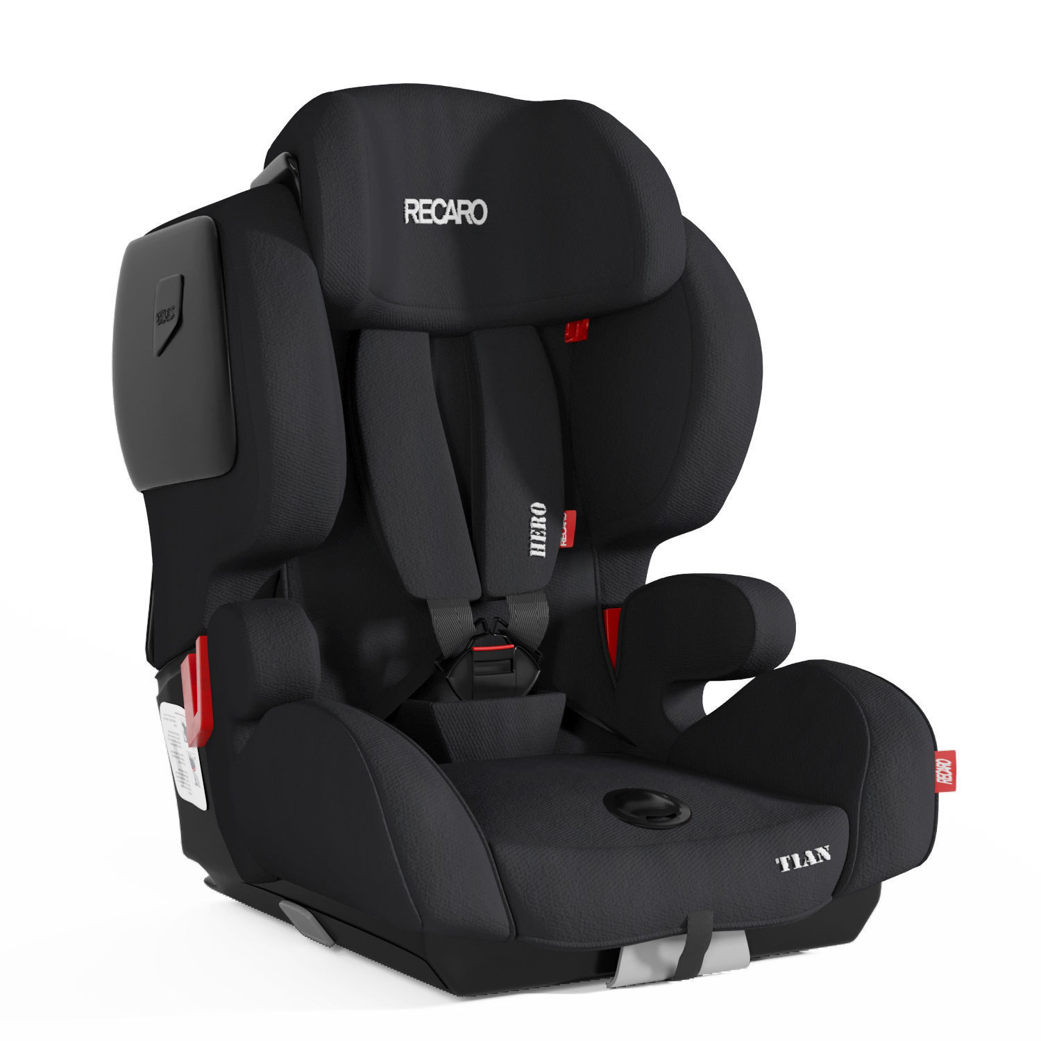 Recaro Baby Car seat Low-poly 3D model_1