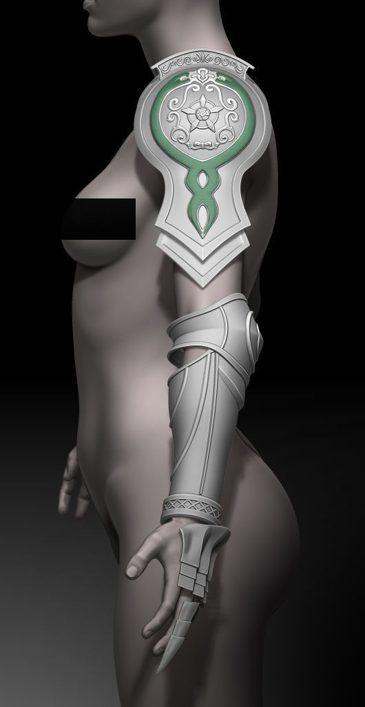 Soulcalibur Ivy Armor 3D print model_16