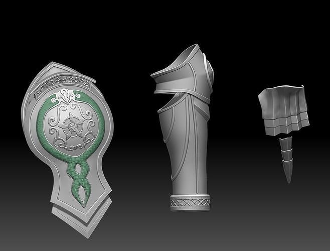 Soulcalibur Ivy Armor 3D print model