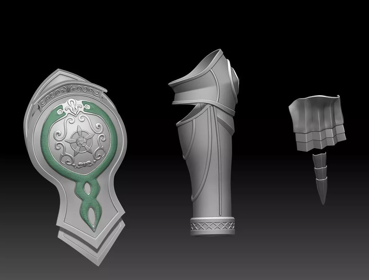 Soulcalibur Ivy Armor 3D print model_0