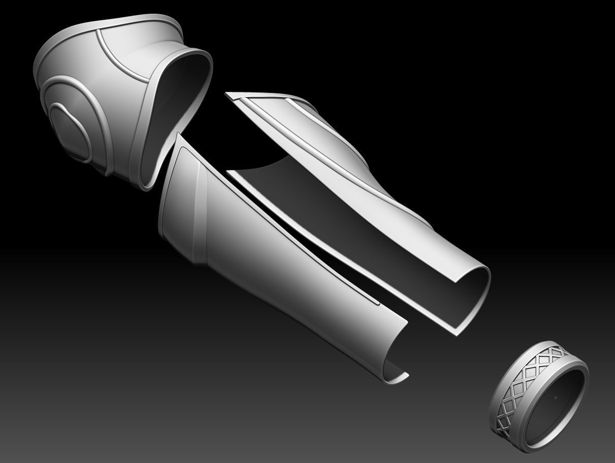 Soulcalibur Ivy Armor 3D print model_13