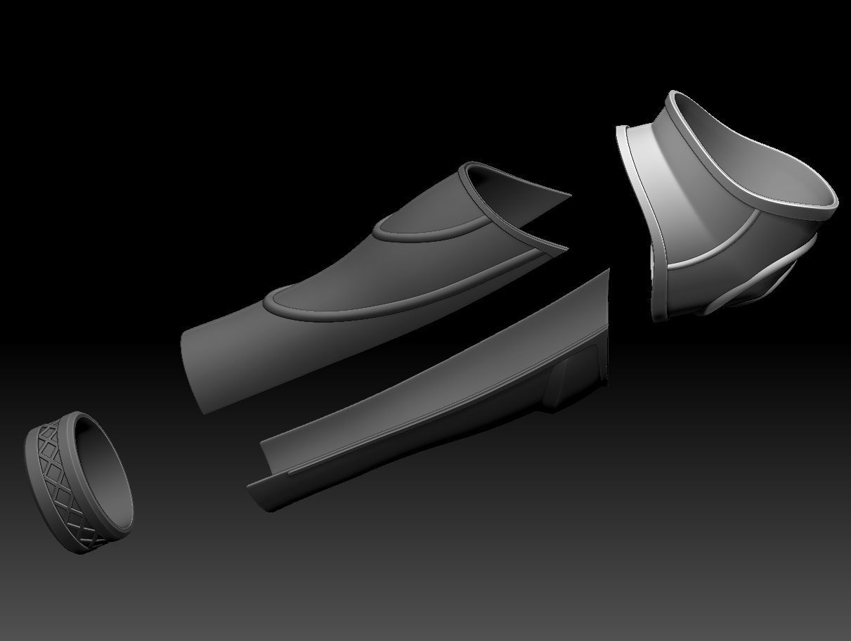 Soulcalibur Ivy Armor 3D print model_12