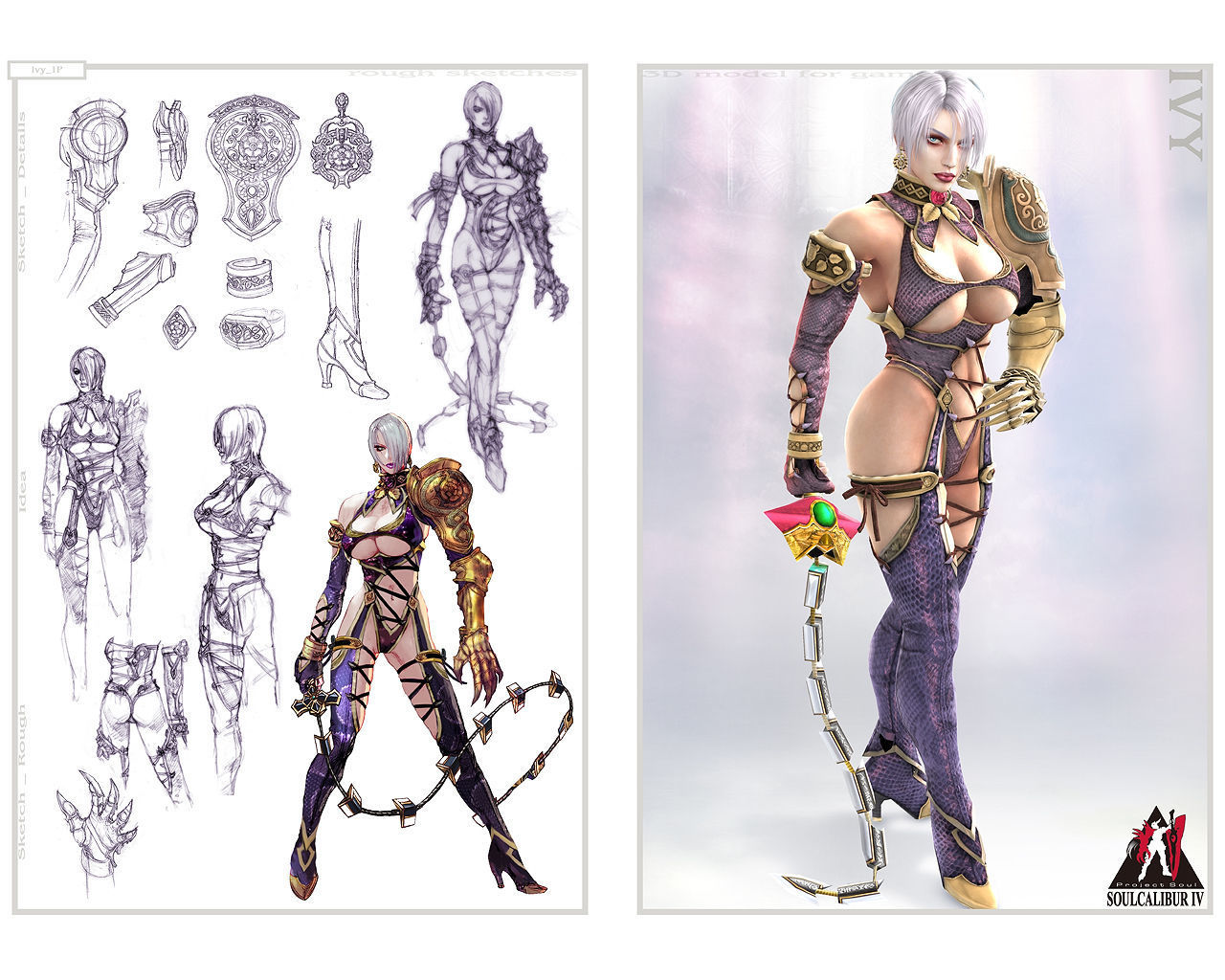 Soulcalibur Ivy Armor 3D print model_4