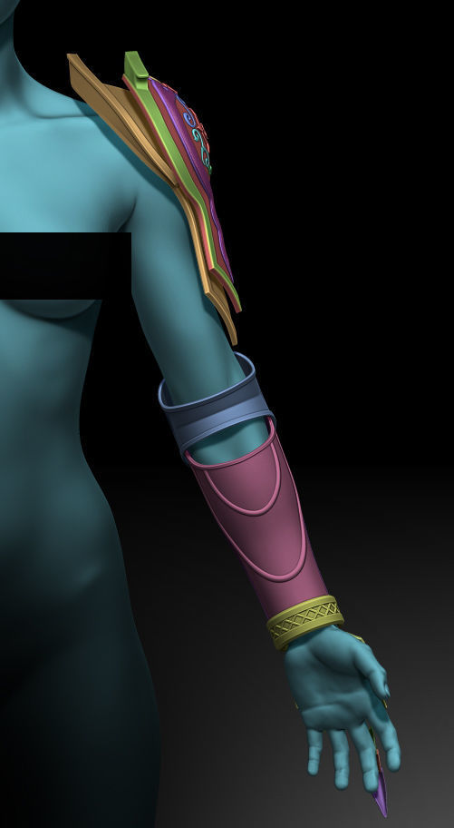 Soulcalibur Ivy Armor 3D print model_14