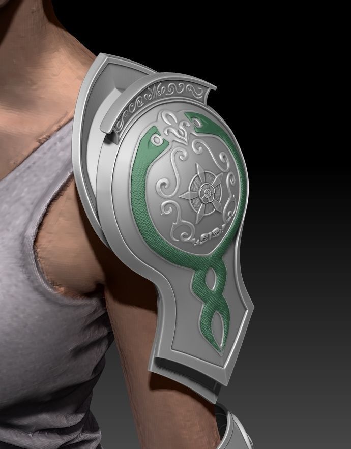Soulcalibur Ivy Armor 3D print model_7