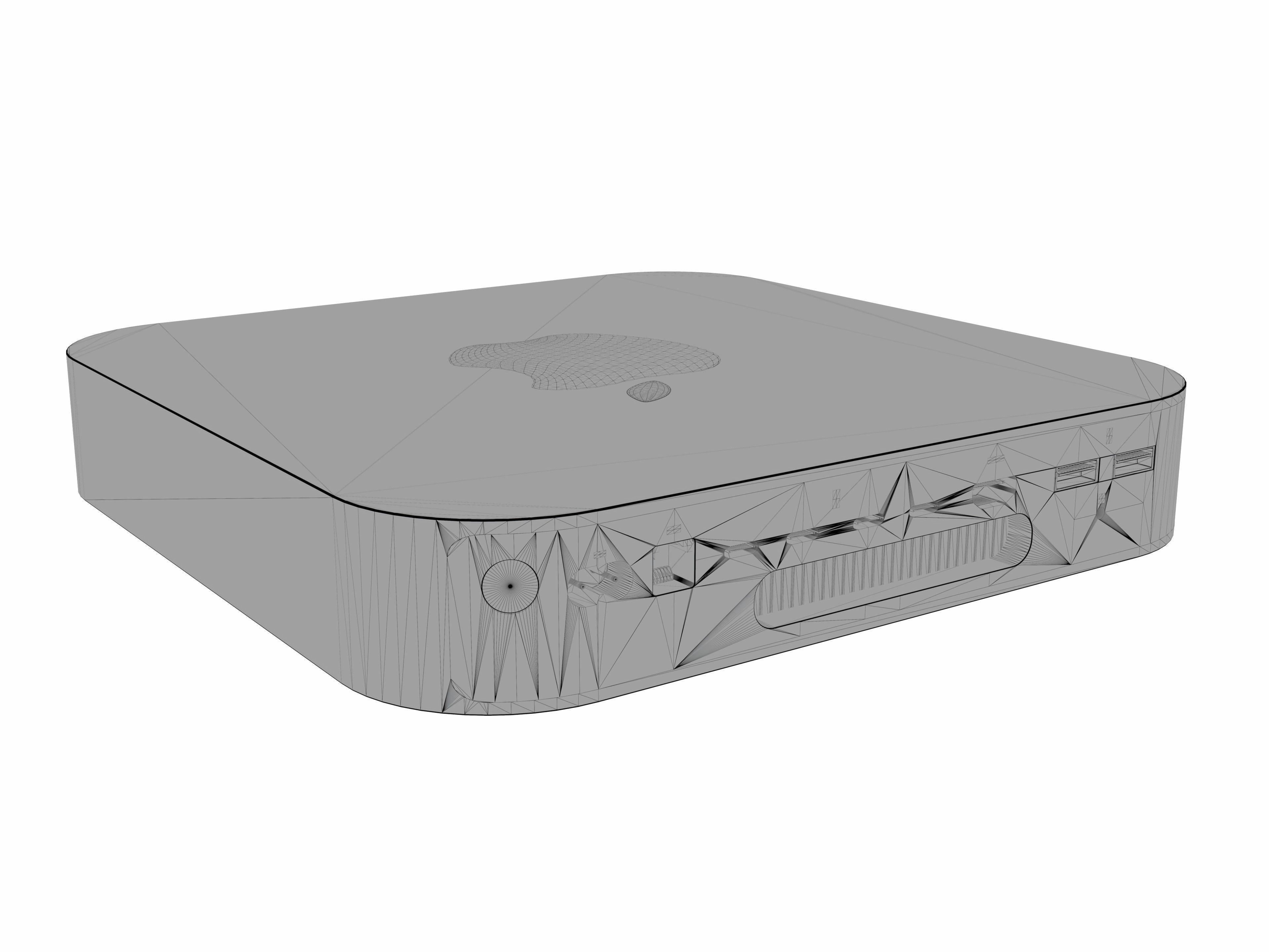 Mac mini M1 Low-poly 3D model_7