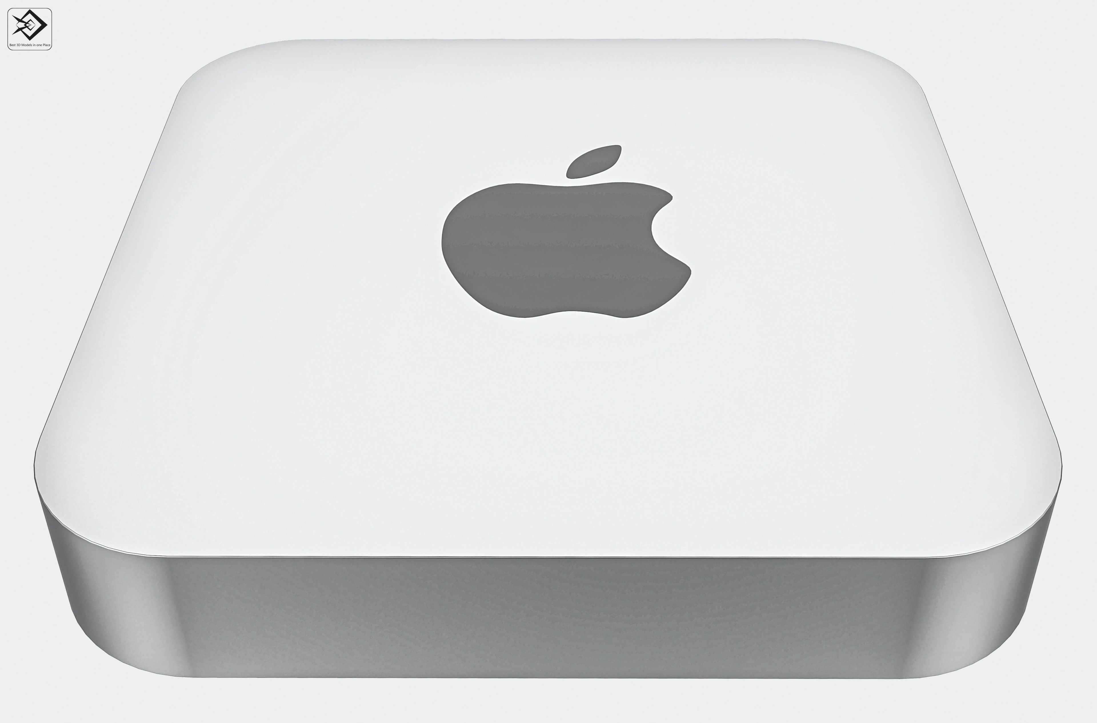 Mac mini M1 Low-poly 3D model_4
