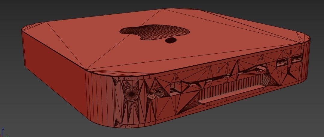 Mac mini M1 Low-poly 3D model_6