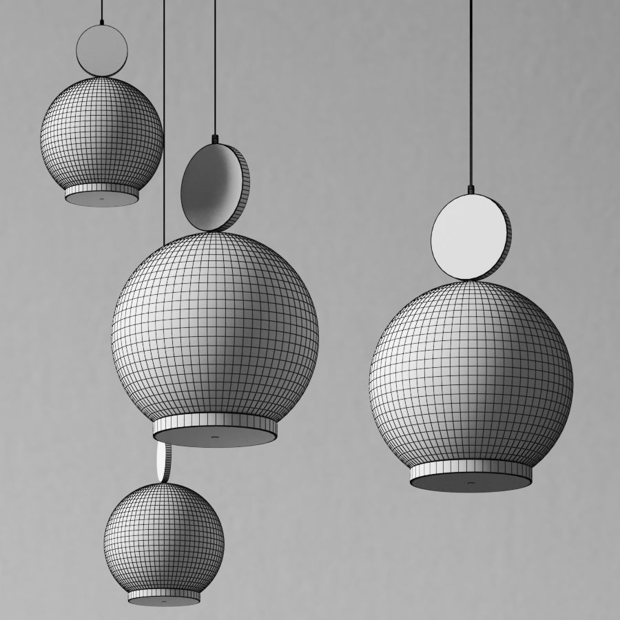 Rosa Pendant - by Marc Wood Studio 3D model_1