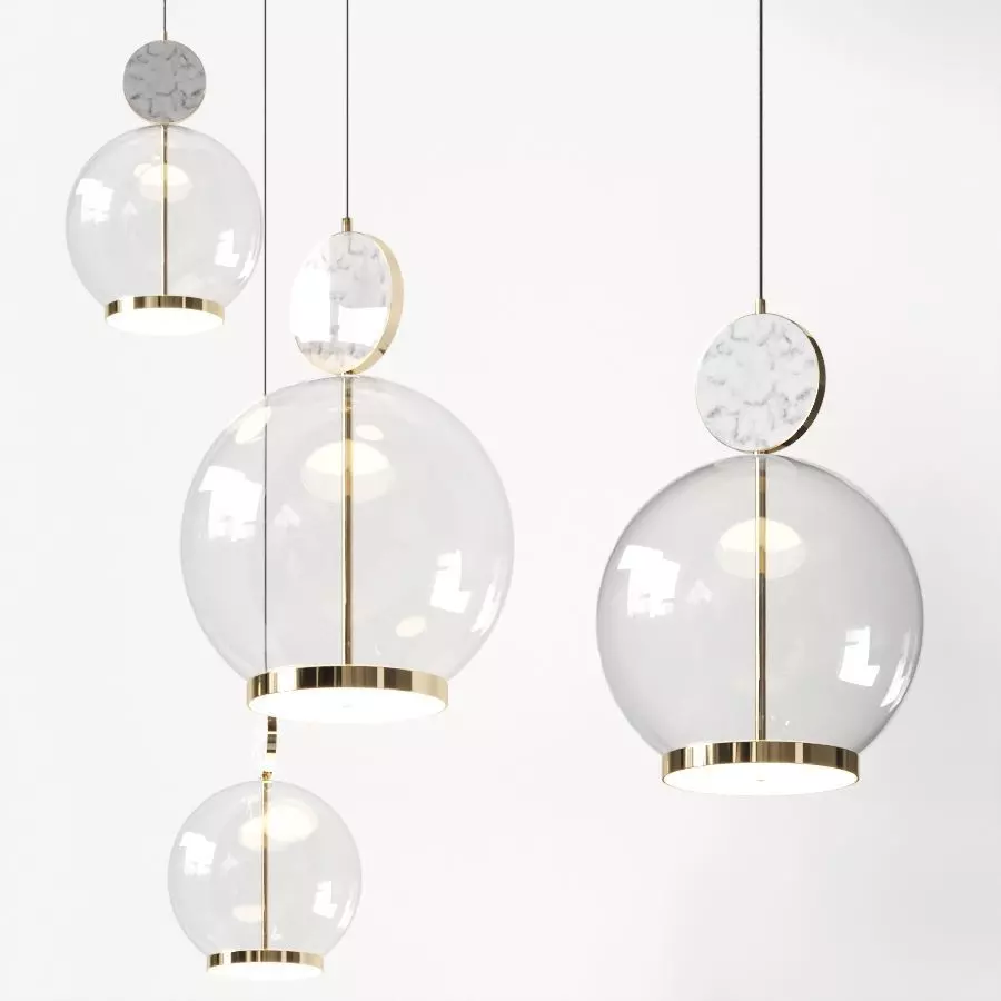 Rosa Pendant - by Marc Wood Studio 3D model_0