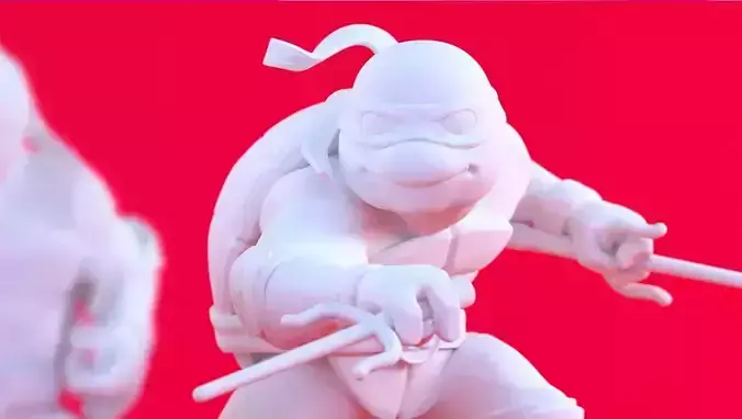RAPHAEL TMNT 3D print model