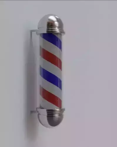 barber pole  3D model