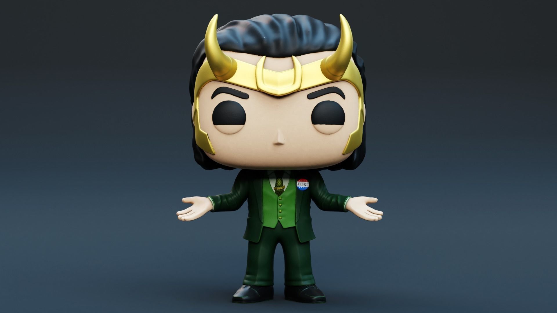 Funko Loki Candidate 3D print model_1