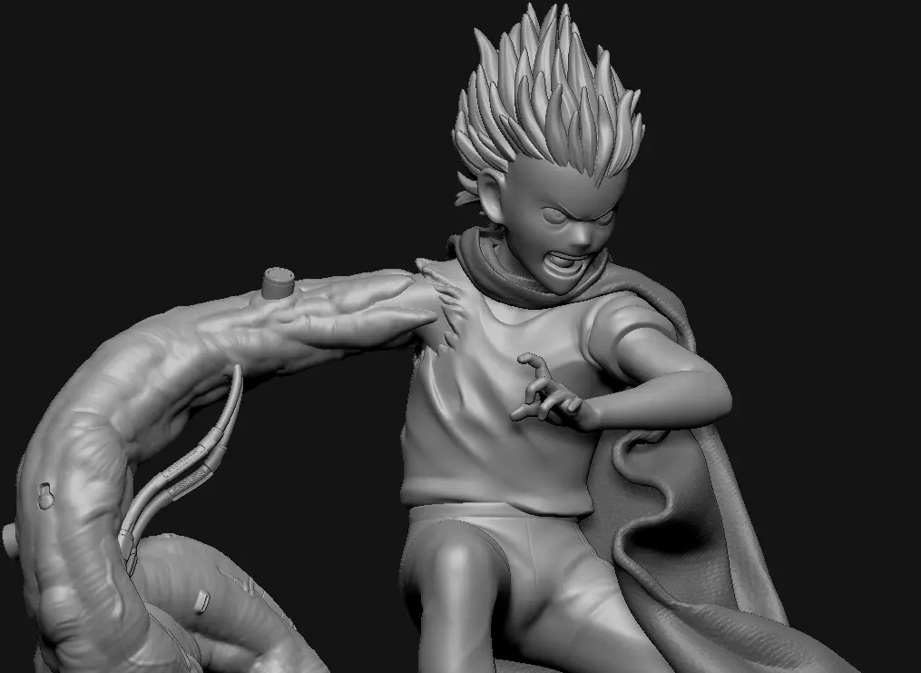 TETSUO character with cape 3D print model_0