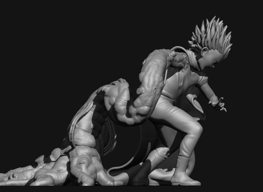 TETSUO character with cape 3D print model_2