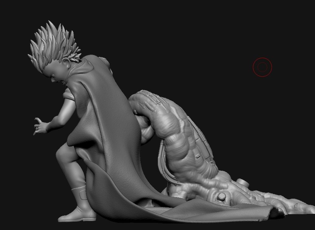 TETSUO character with cape 3D print model_4