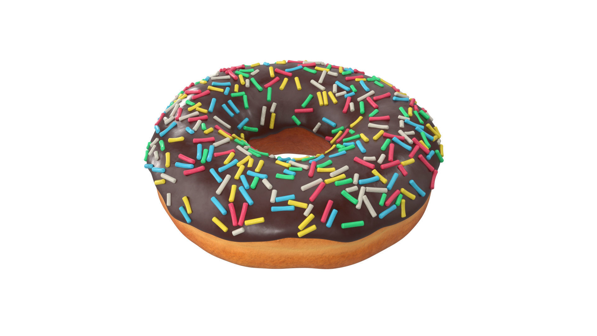 Donut 02 3D model_3