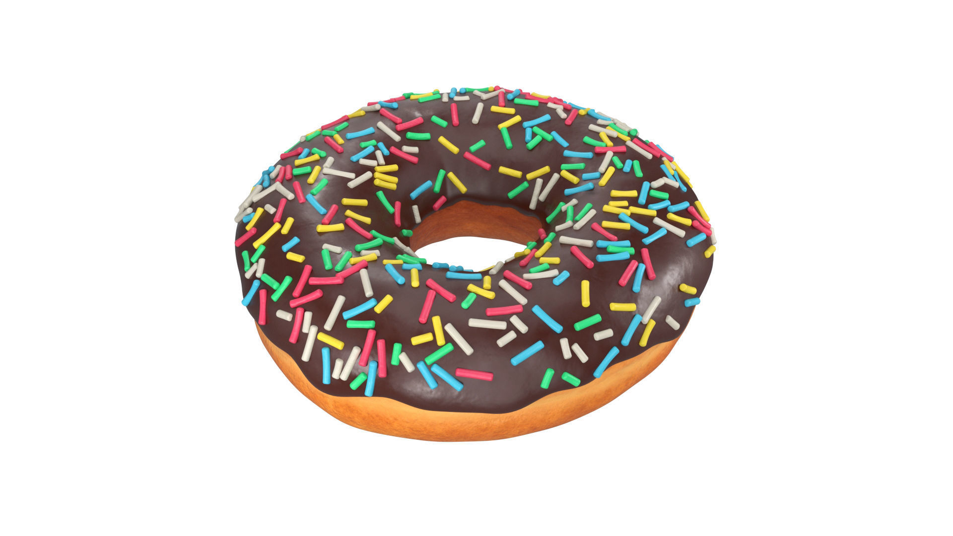 Donut 02 3D model_2