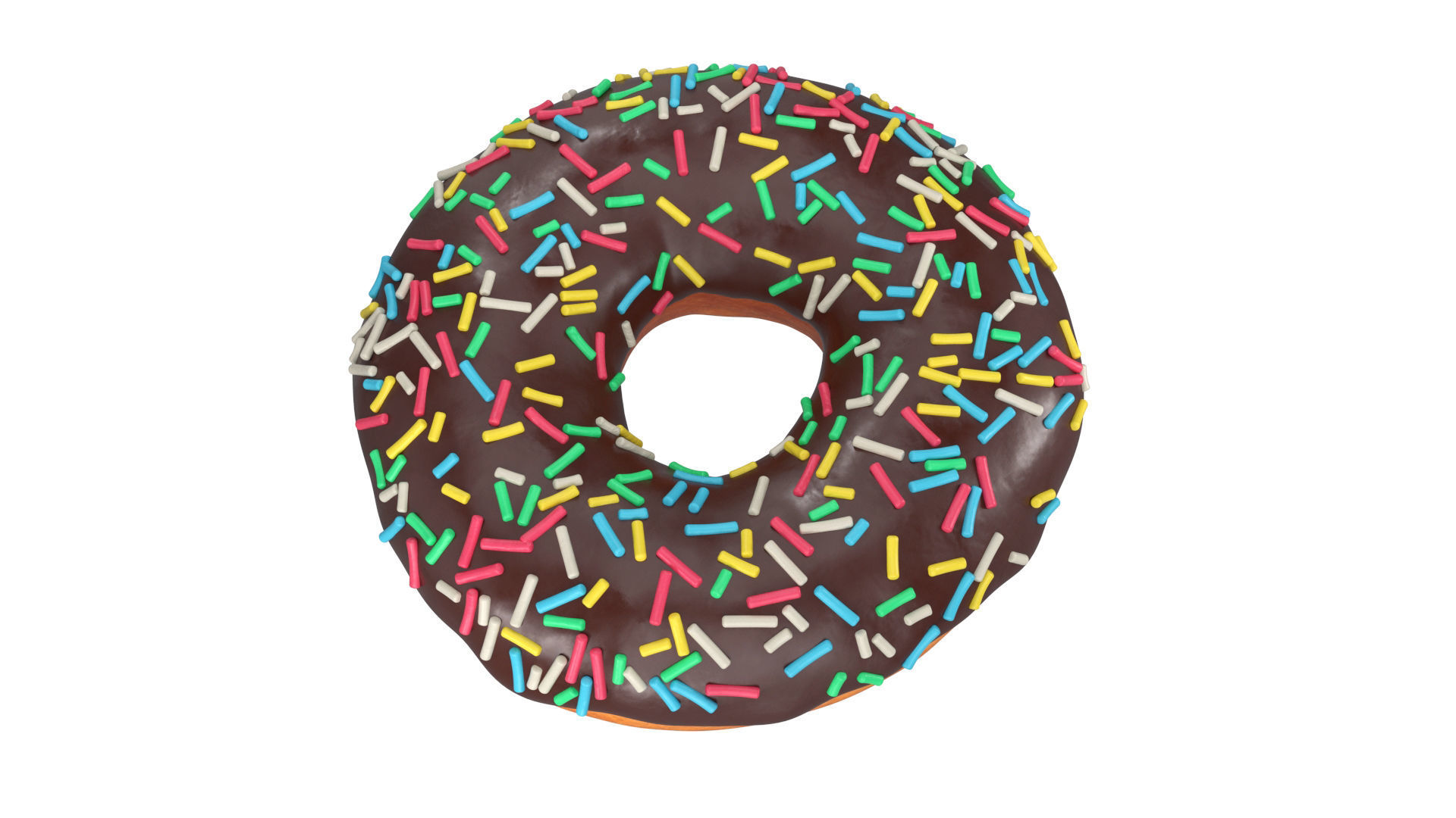 Donut 02 3D model_6