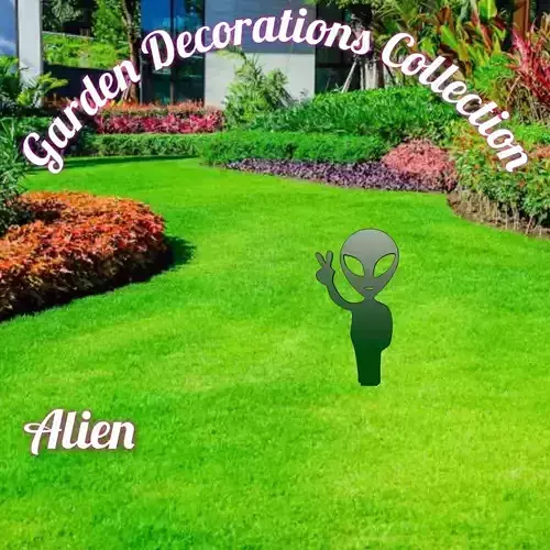 Wonderful Artificial Alien Home and Garden Outdoor Lawn Decor 3D model