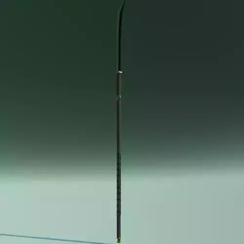 Naginata high-poly model PBR samurai sword - samurai sword