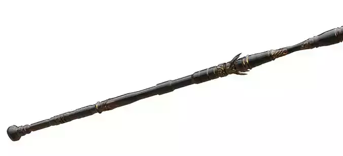 Staff  Fantasy 3D model