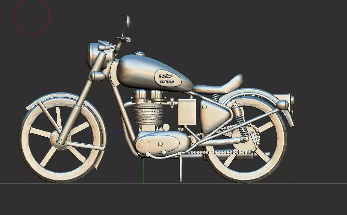 royal 350  3D model_0