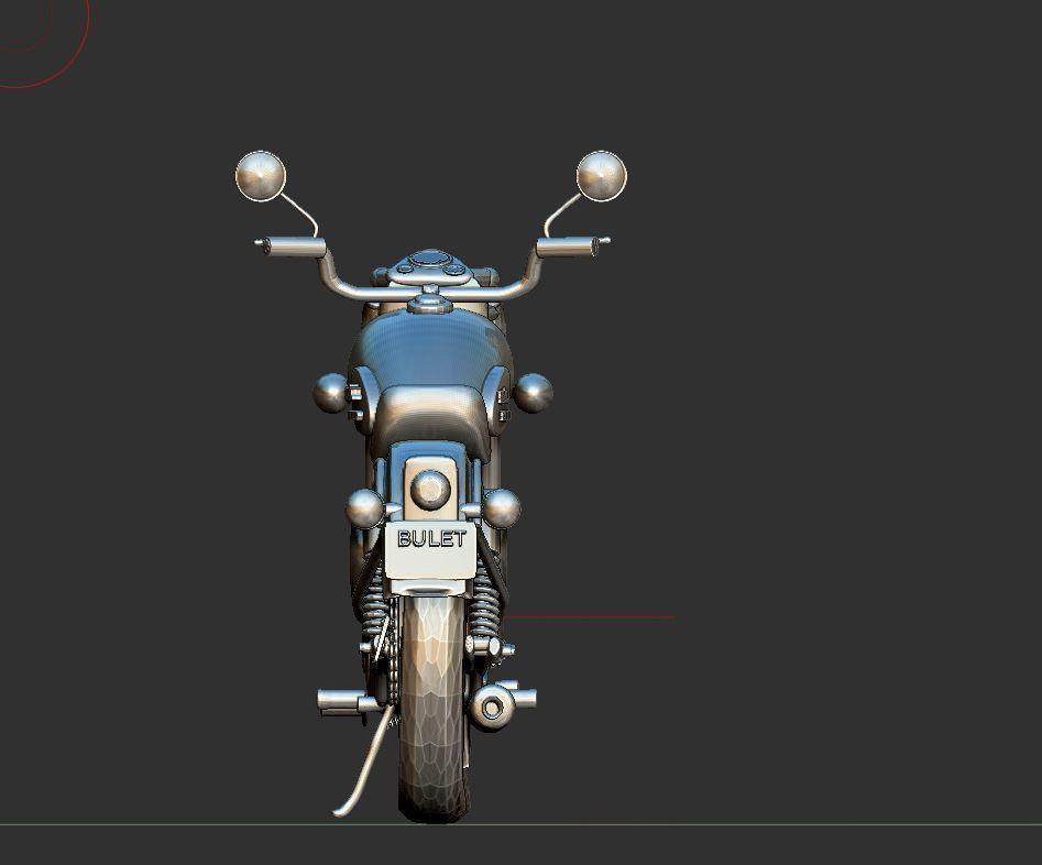 royal 350  3D model_2