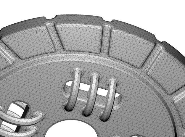Kids Engineering Clutch Plate 3D print model_5