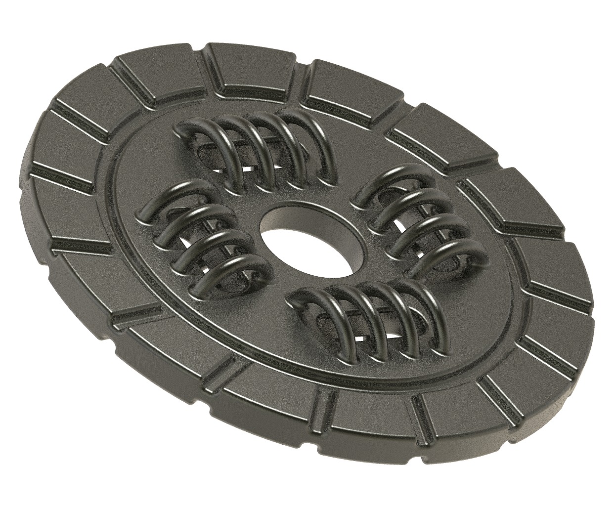 Kids Engineering Clutch Plate 3D print model_1