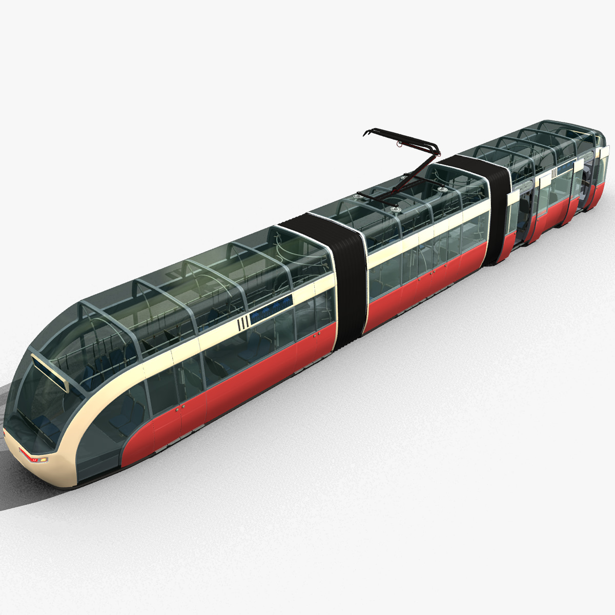 Concept Tram 3D model_4