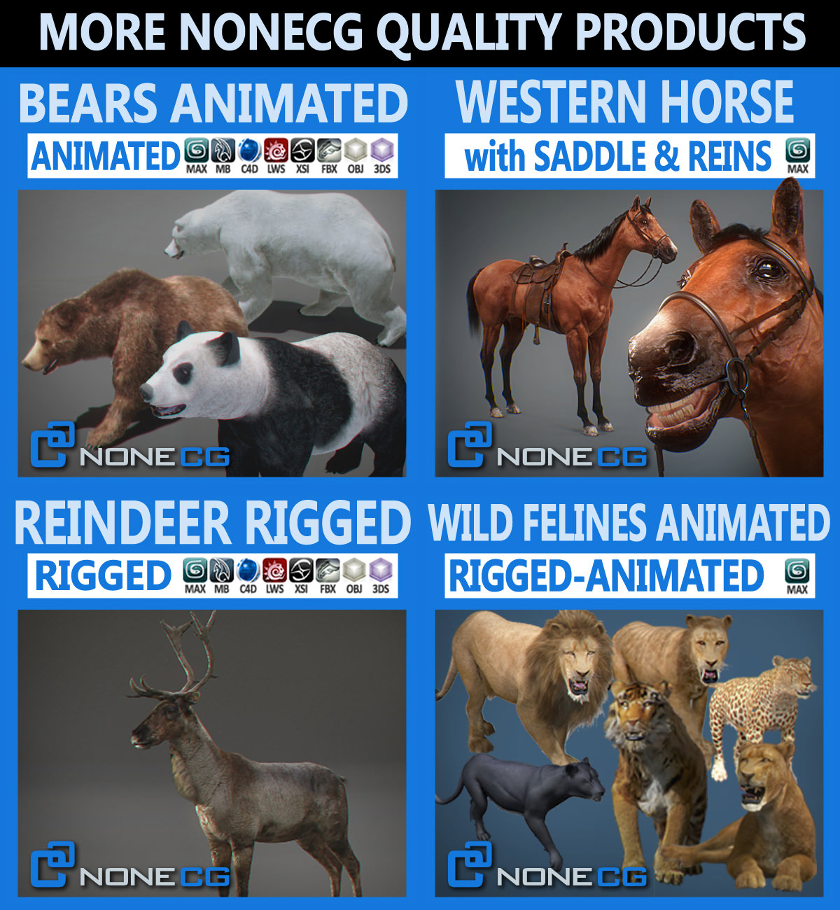 Mountain Goat 3D model_9