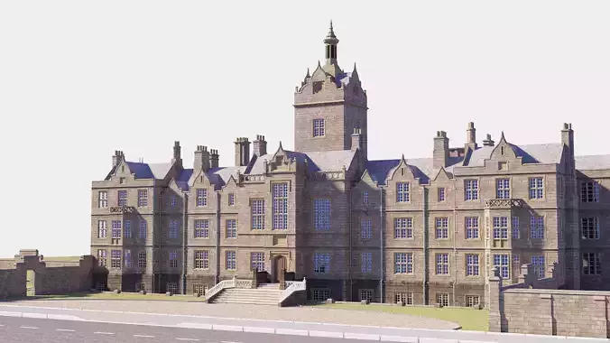 Victorian manor 3D model
