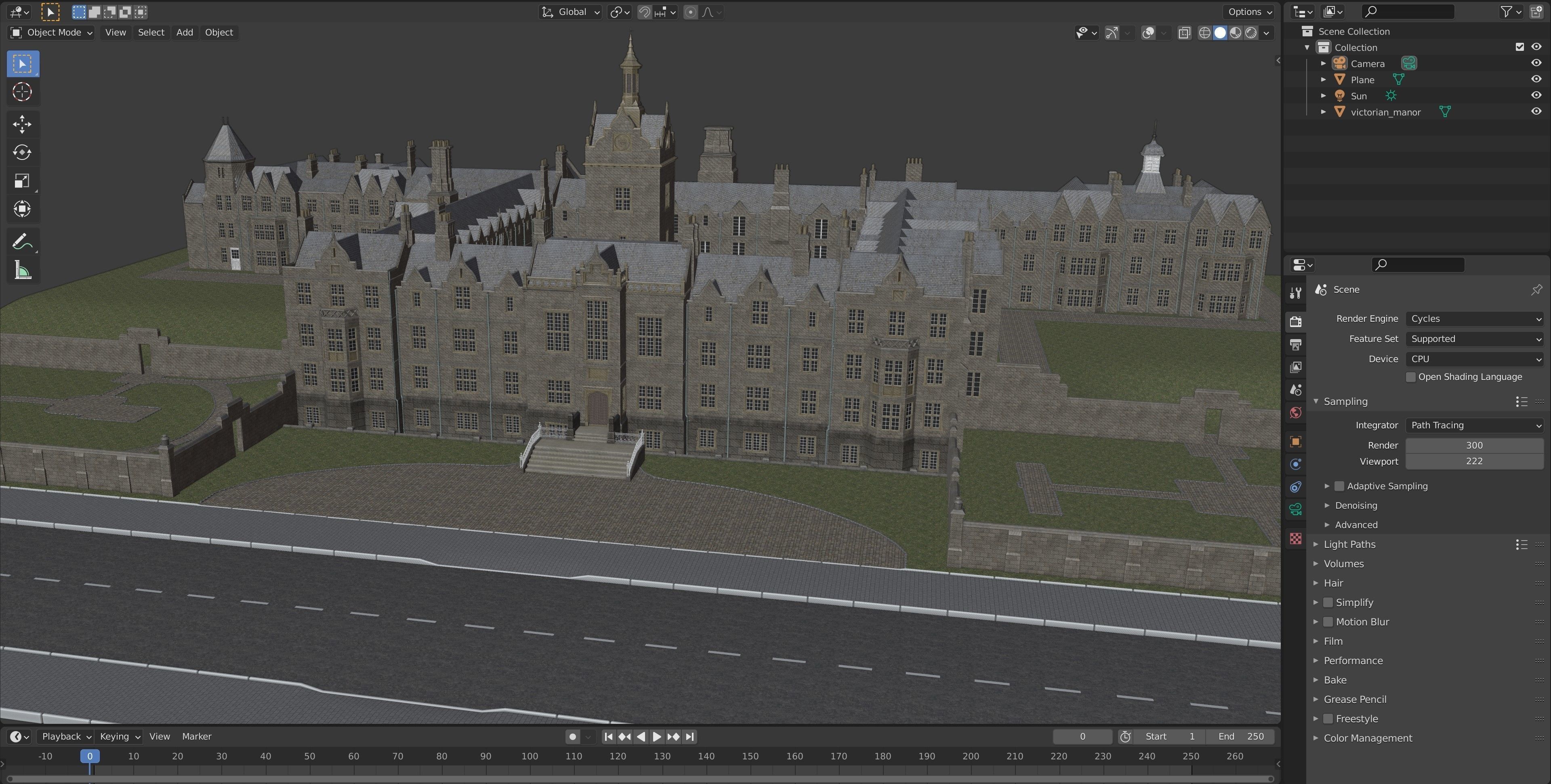Victorian manor 3D model_20