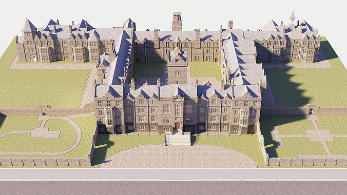 Victorian manor 3D model 3