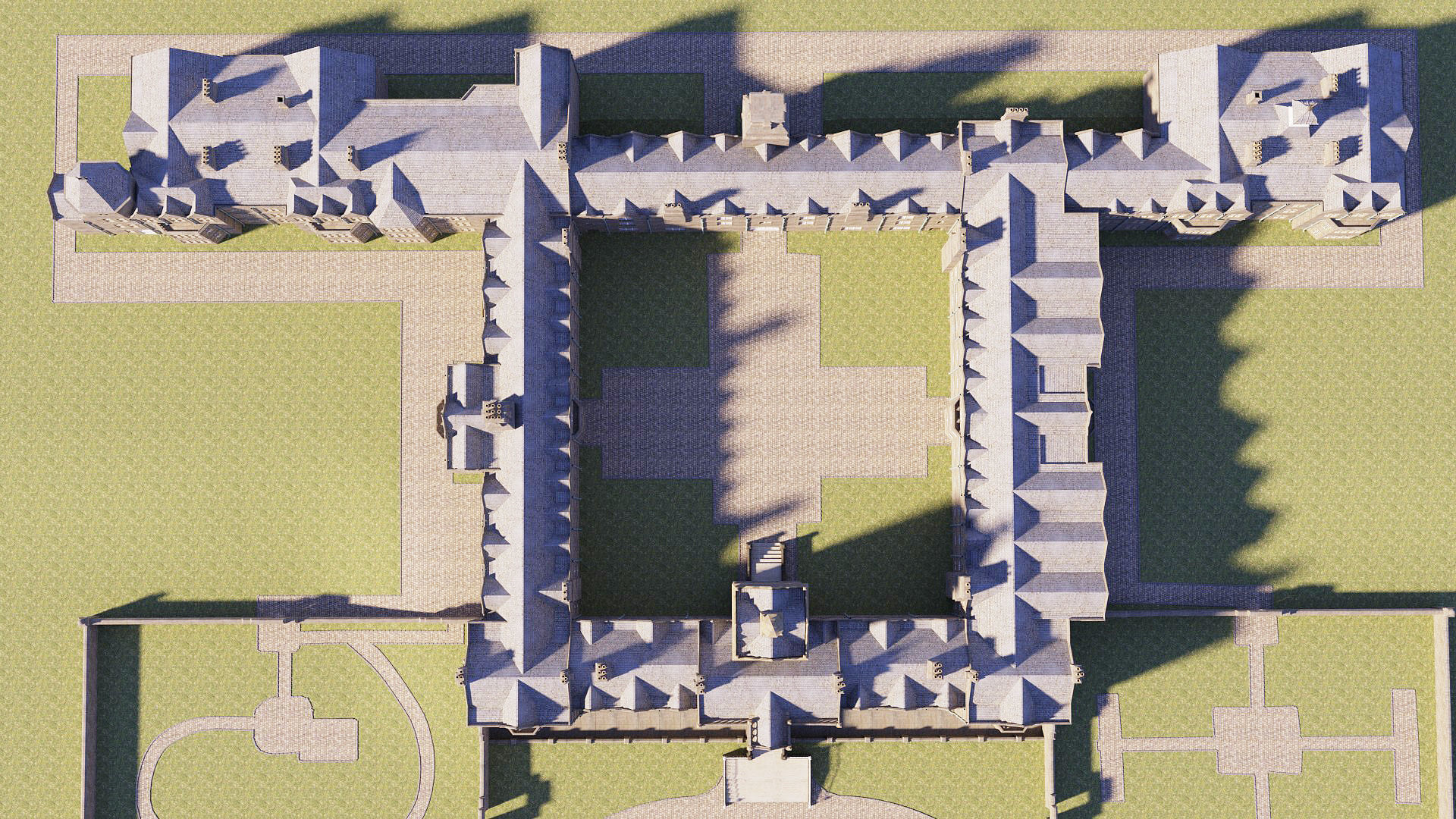 Victorian manor 3D model_12