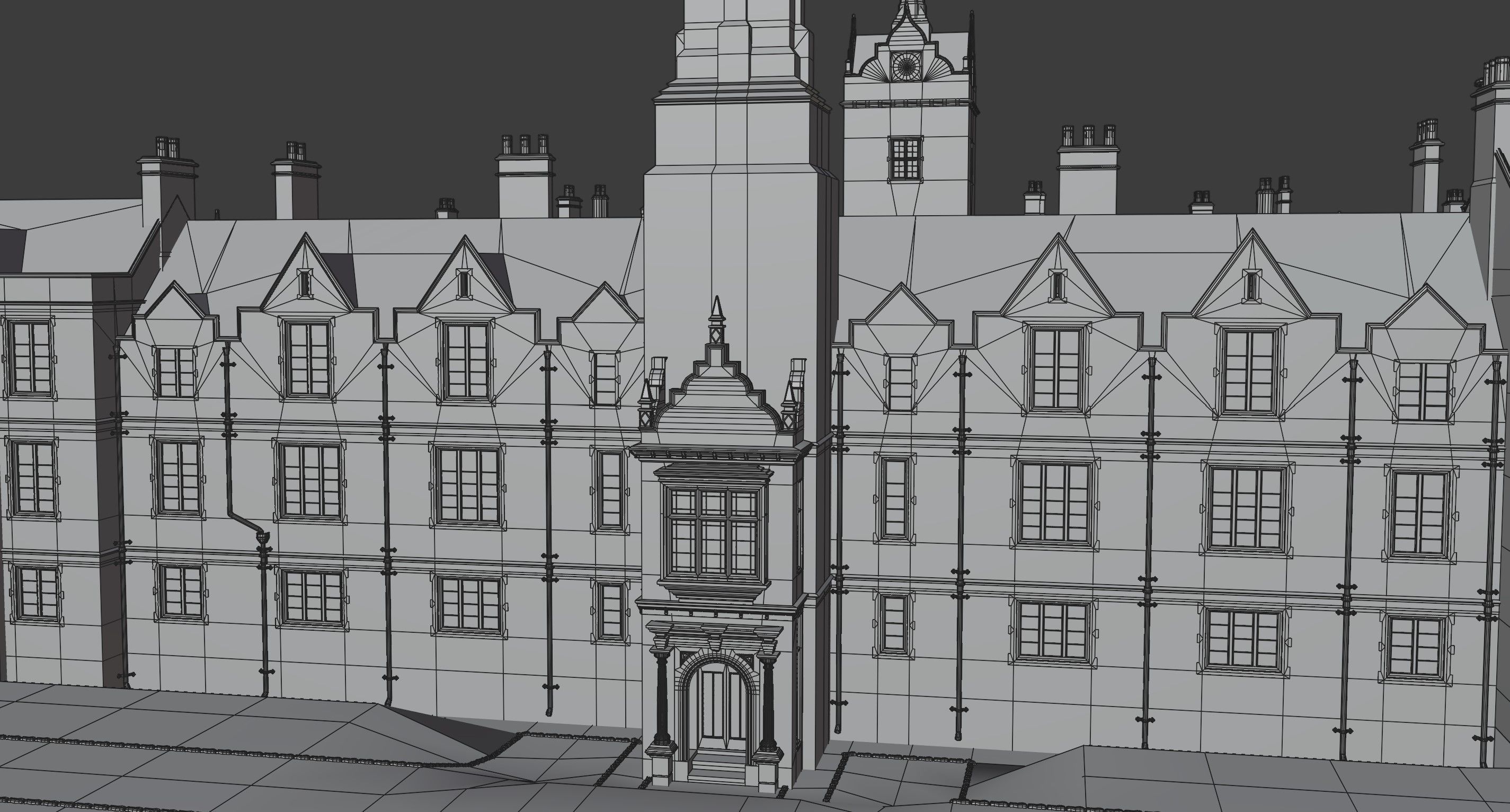 Victorian manor 3D model_17