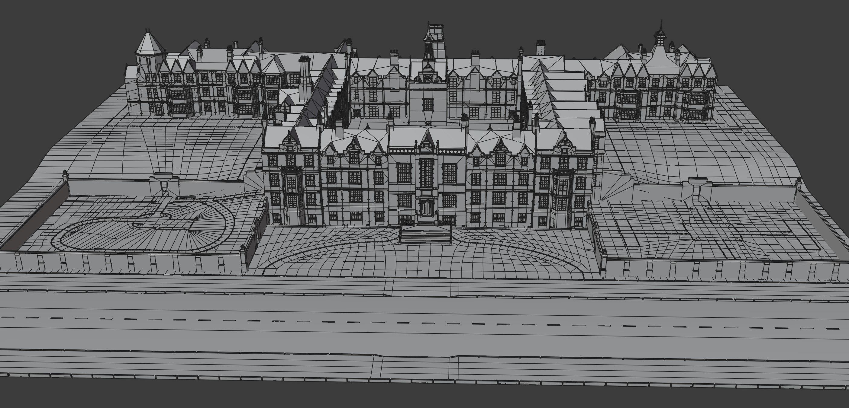 Victorian manor 3D model_15