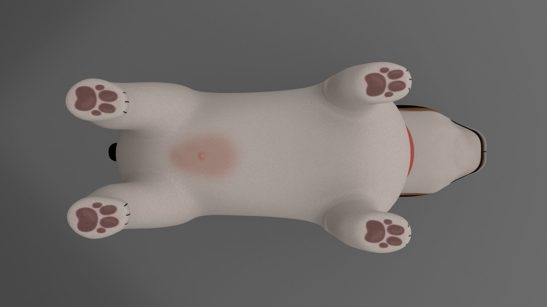 Dog Cartoon 3D model_10