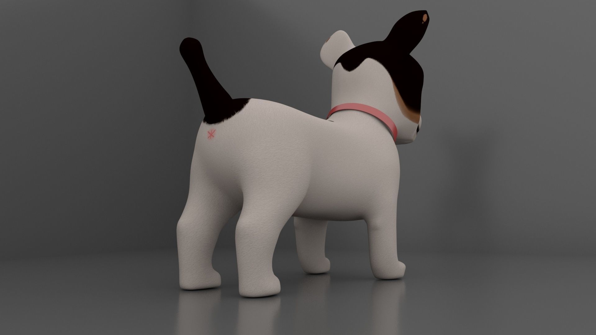 Dog Cartoon 3D model_5