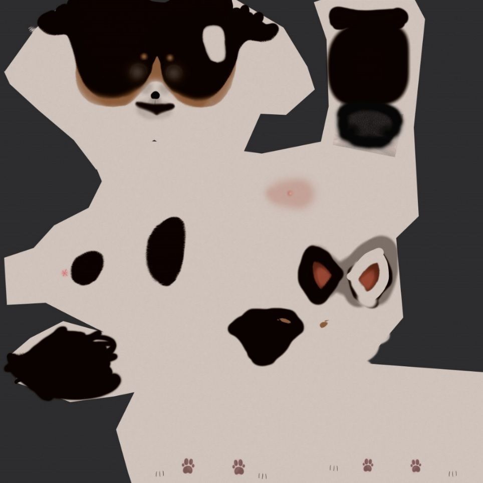 Dog Cartoon 3D model_17