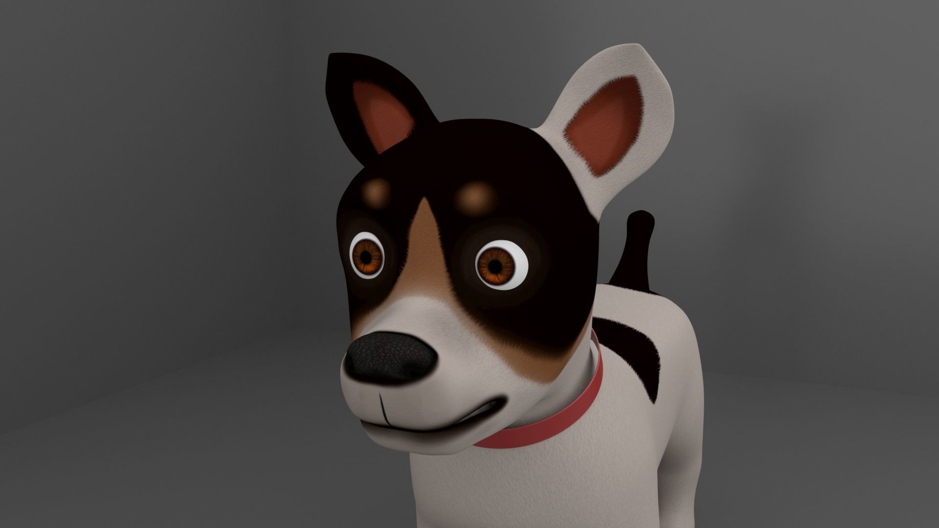 Dog Cartoon 3D model_13