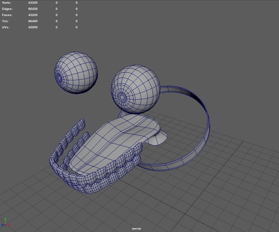 Dog Cartoon 3D model_27