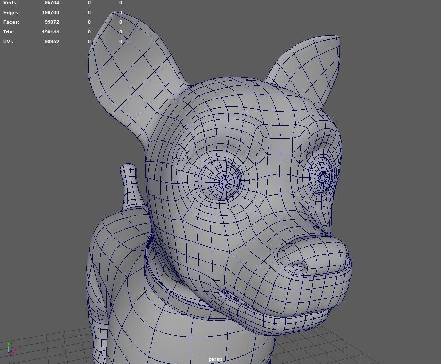Dog Cartoon 3D model_23