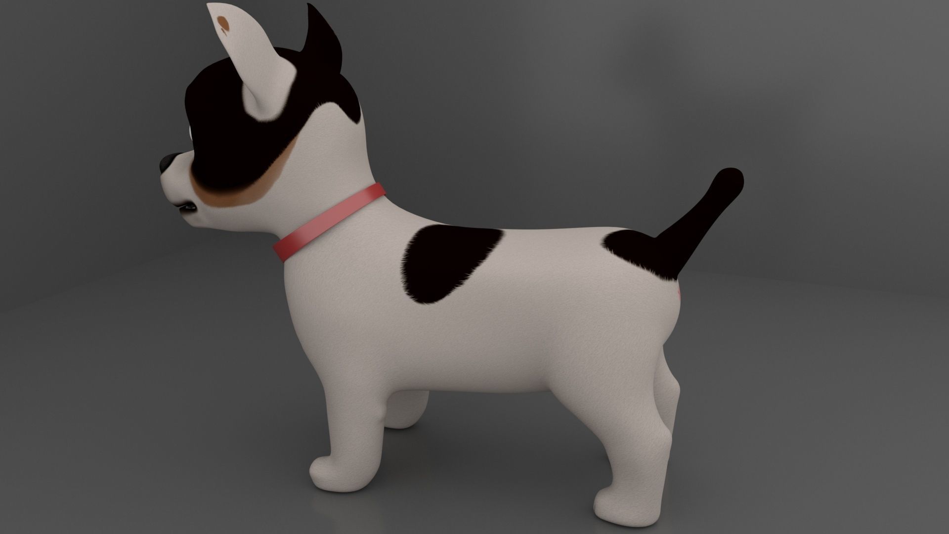 Dog Cartoon 3D model_4