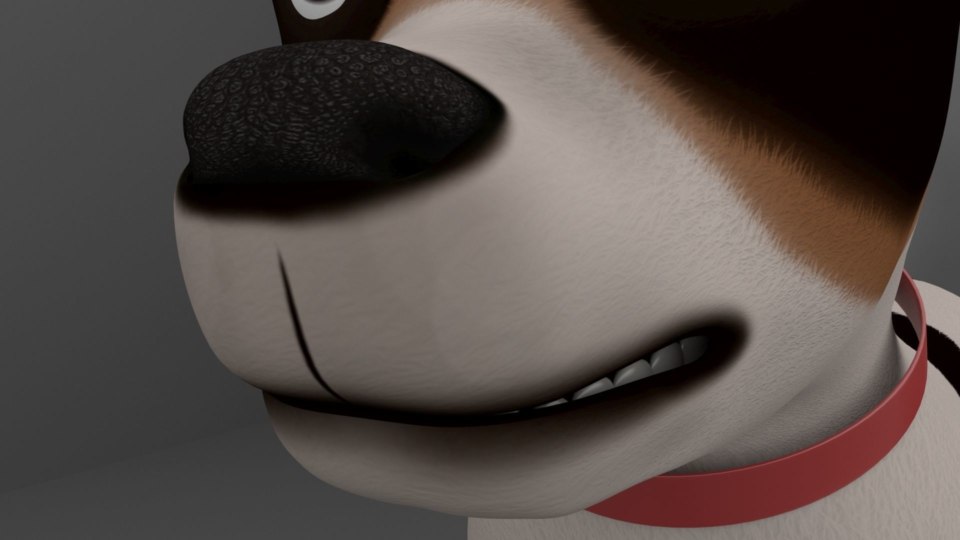 Dog Cartoon 3D model_14