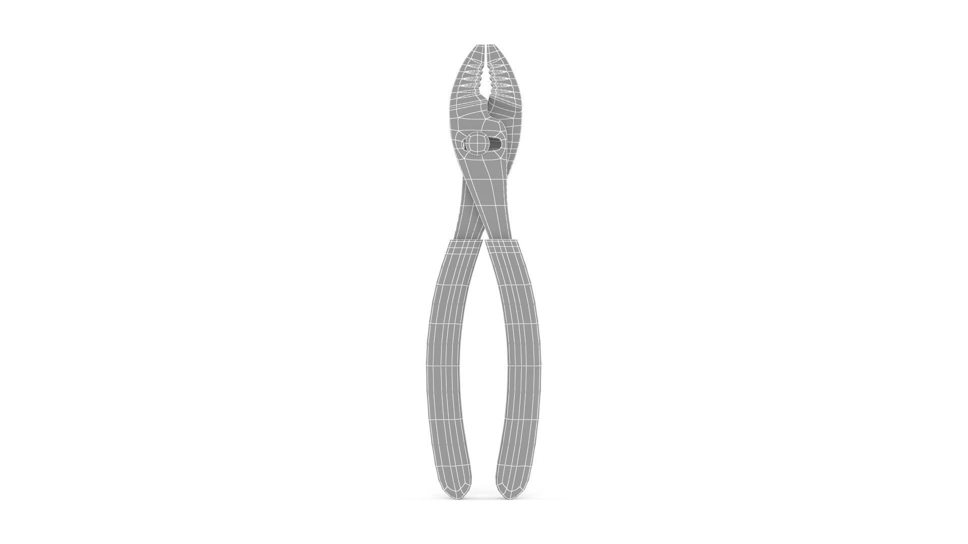 Pliers Set pair of 3D model_10