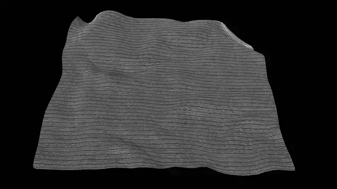 Blanket striped cloth